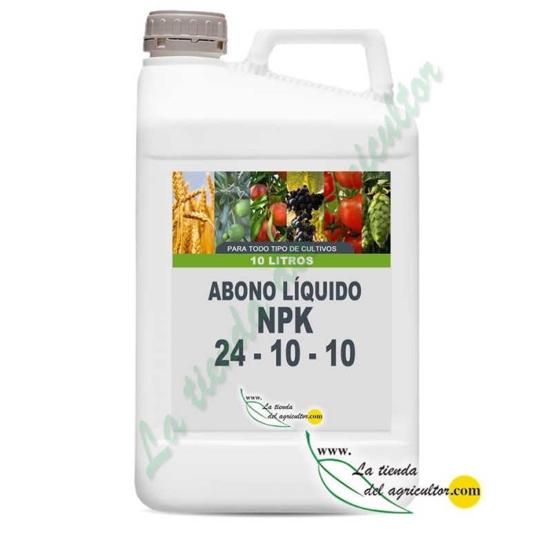 ABONO LIQUIDO LTA NPK 24-10-10 + MICROS | Aumento de la producción 10L