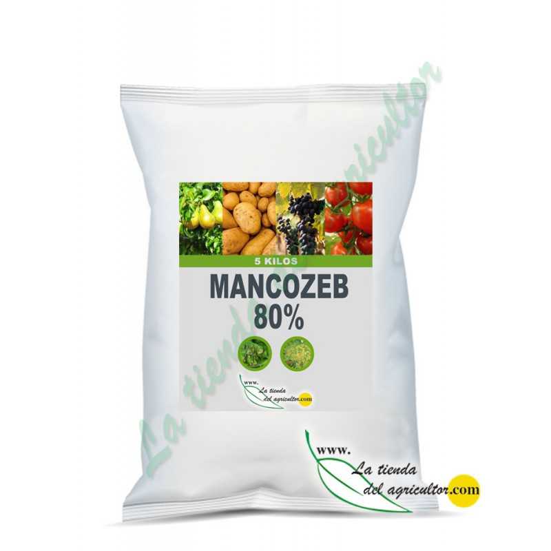 MANCOZEB 80% WP - Formato 5 Kilos - Fungicida desde 5,30 €/Kilo + IVA