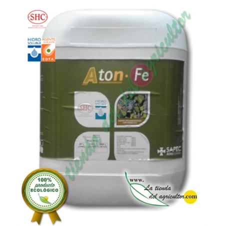 Aton Fe - Formato 20 Litros - Foliar y Suelo desde 3,01€/Litro + IVA