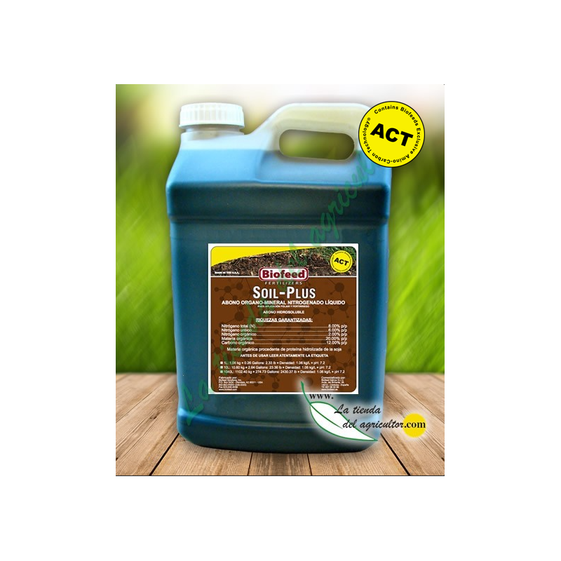 SOIL PLUS en 10 L - Activador de suelos Tecnología ACT