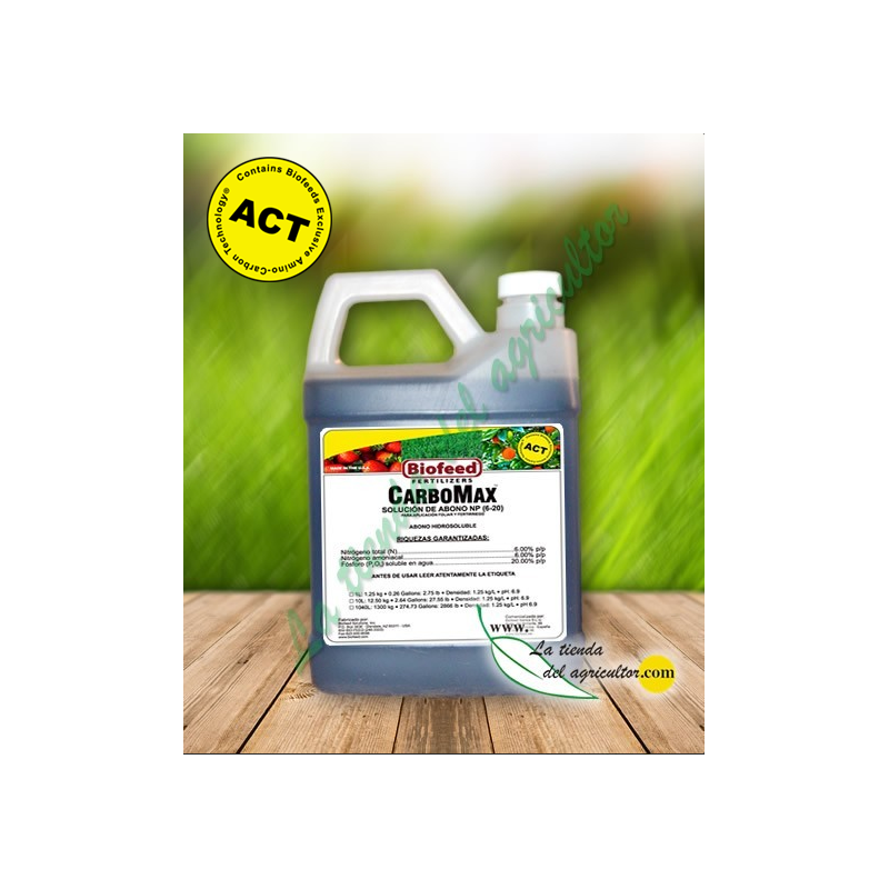 CARBOMAX en 1 L-Fertilizante con Tecnología ACT