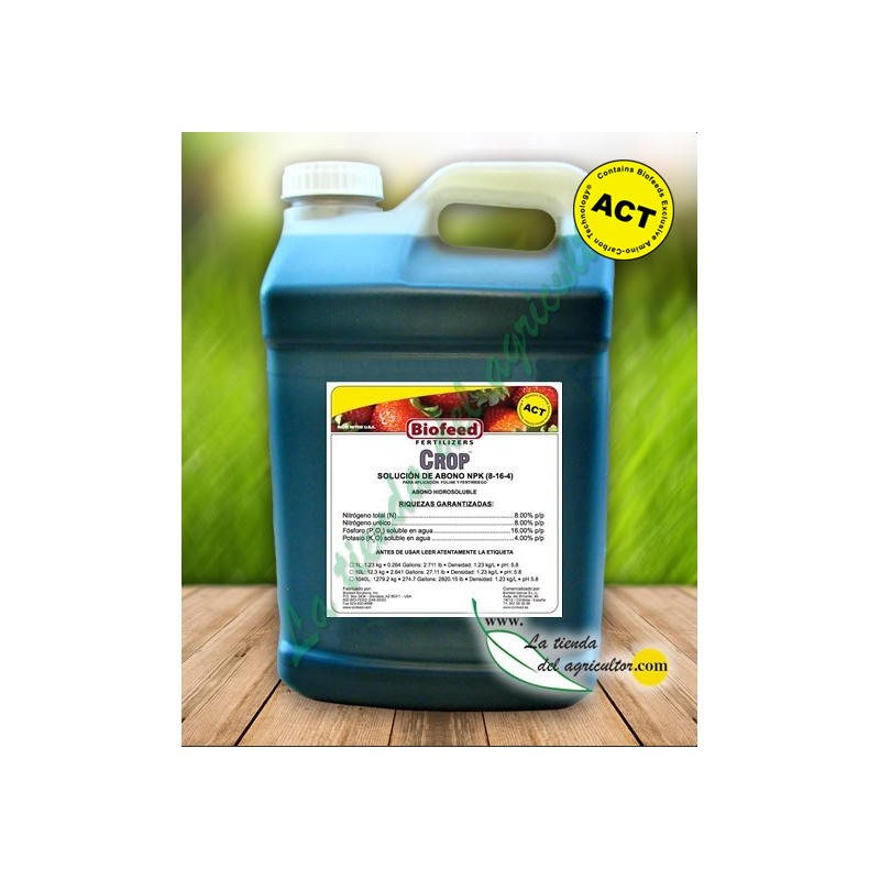 CROP en 10 L - Fertilizante con Tecnología ACT