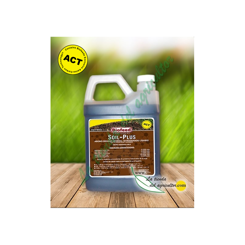 SOIL PLUS en 1 L - Activador de suelos Tecnología ACT