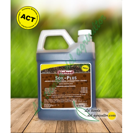 SOIL PLUS en 1 L - Activador de suelos Tecnología ACT