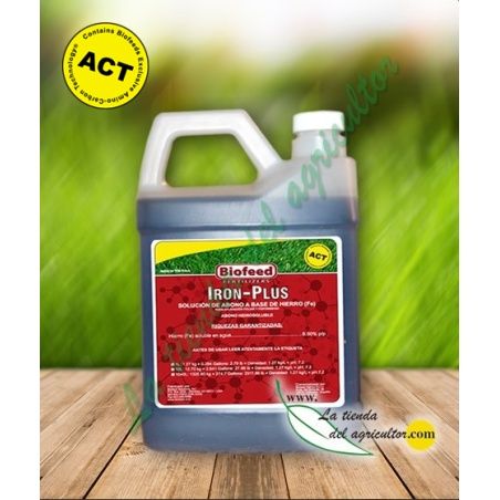 IRON PLUS en 1 L - Abono Hierro con Tecnología ACT
