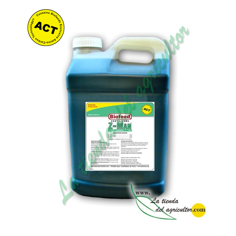 Z-MAN en 10 L - Fertilizante a base de Zinc y Manganeso-Tecnología ACT