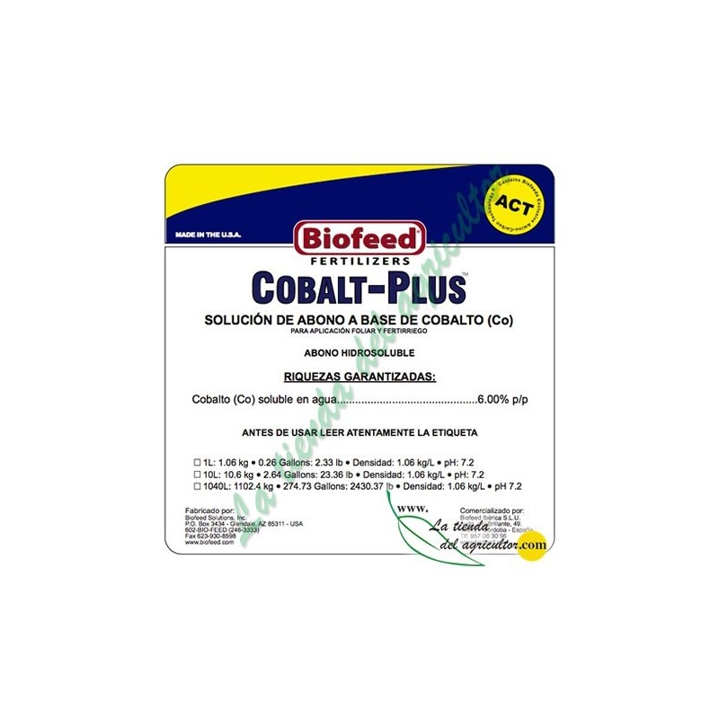 COBALT-PLUS en 1 L-Fertilizante con Tecnología ACT